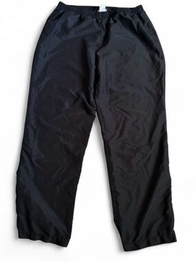 Linden Black Nylon Jogger Pants